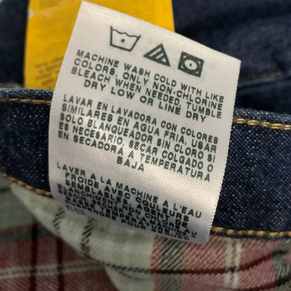 Cabela's Flannel Lined Dark Indigo Wash Long Bootcut Jeans